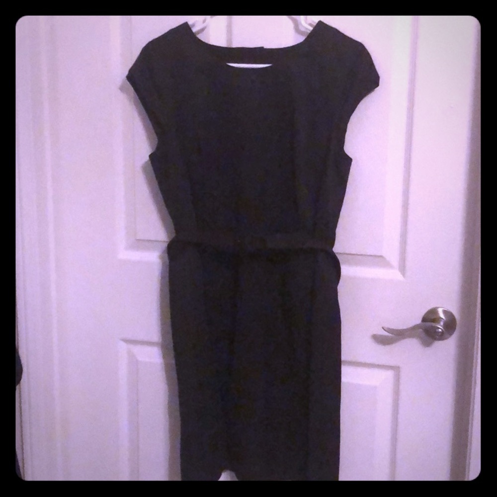 Black Dress with Belt - Never Worn